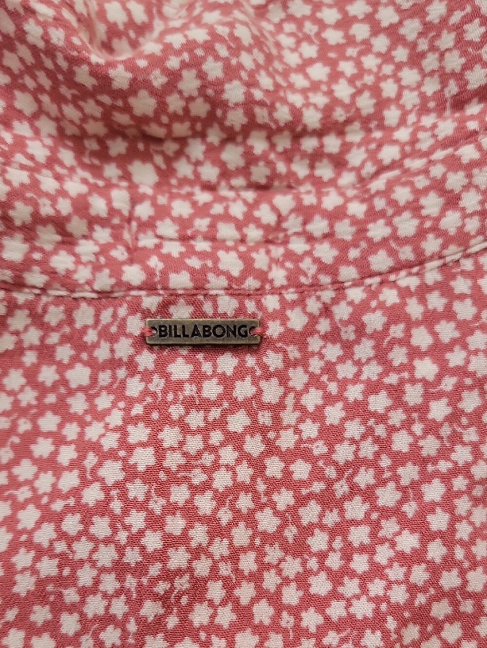 Billabong Lovely Ways  Dusty Pink & White  Dress - Picture 14 of 15